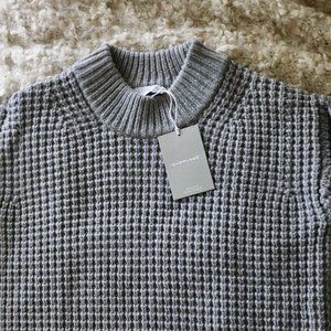 Everlane Wool-Cashmere Waffle Square Crew